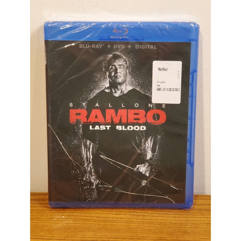 Rambo Last Blood, [BLU-RAY, DVD, DIGITAL], New SEALED, Stallone